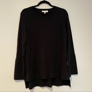 Gibson Latimer Split Hi Lo Hem Flare Sleeve Top Size Medium